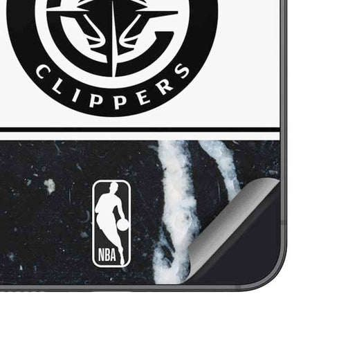 NBA LA Clippers Marble Galaxy S25 Skin